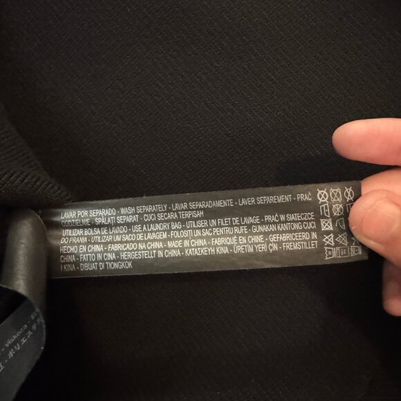 Zara black knit short sleeve top size S - Picture 8 of 8